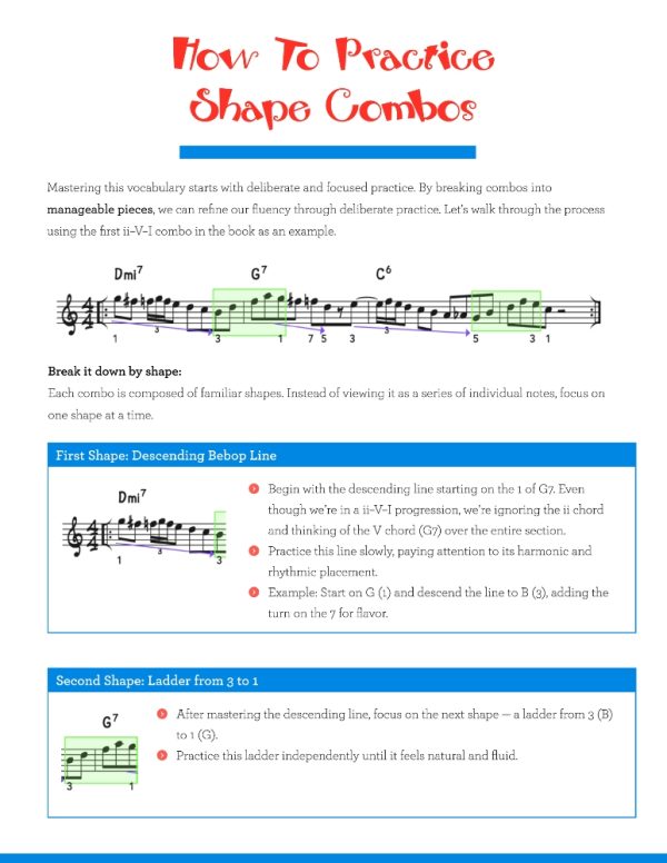 Bop Blocks: 16 Combos on Must-Know Progressions - Book One - Image 4
